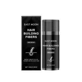 East Moon Dark Brown Hair Fiber Powder For Lazy People Embellished Forehead Fill Bangs Hair Fiber Powder